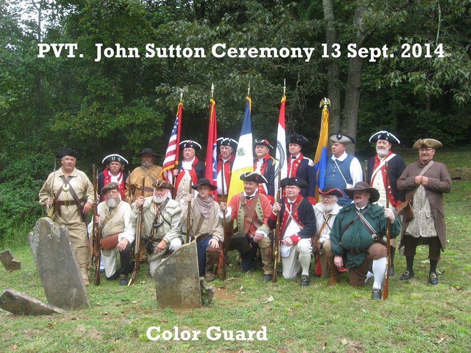 With 14 TNSSAR Guardsman, 2 Sons of the Revolution Guardsman and 1 of the John Sevier Memorial Association. The Grave Marking was attended by 98 people including 13 descendants.
