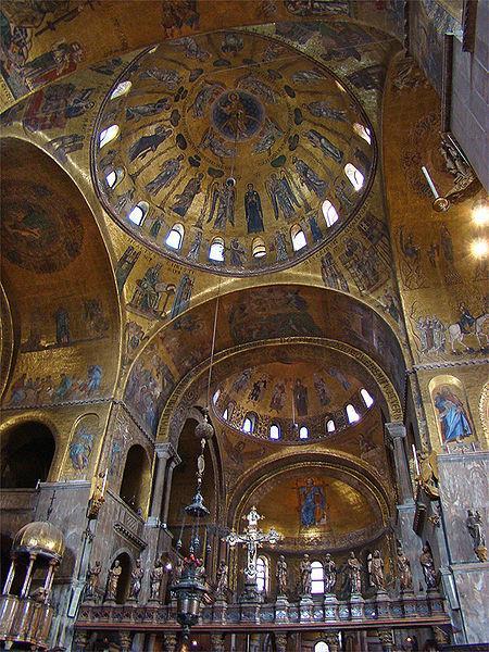 St. Mark s Basilica in Venice, Italy 1084-1117 C.E. claims to be the site of burial for St.
