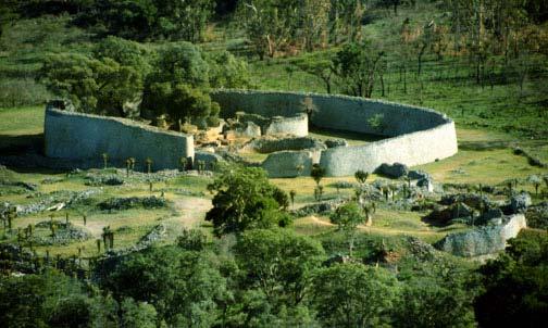 Most of the gold was mined inland and farther south, such as from the city Great Zimbabwe.