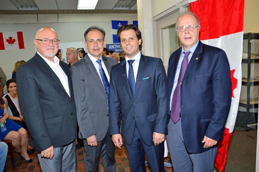 Theodore Halatsis and Anthony Mavros, Conservative Party Candidate for Vimy in