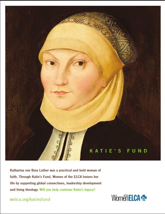 A Litany of Thanks for Bold Women (continued) Leader: For Katharine von Bora Luther, who ran to embrace change in her world, we say: Married women: Thank you, Lord!