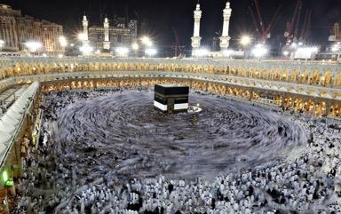 5. Hajj: pilgrimage to Mecca Occurring RIGHT NOW!