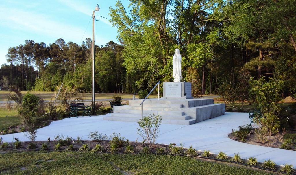 Our Lady of Fatima Rosary Meditation Garden Reception to Follow in Degan Hall Parish Center Catholic Church of the Infant Jesus Mission, Marion, SC The Feast of Our Lady of Fatima Order of the Mass