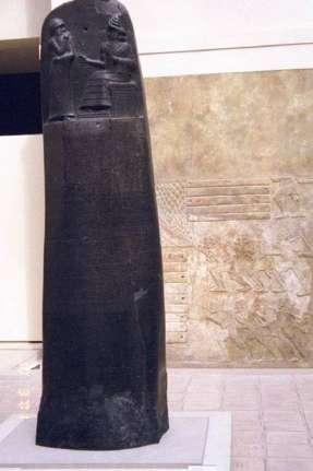 Hammurabi, the King of Babylon, brings most of the Mesopotamia under his control around 1790 B.C. His most lasting contribution was a code of laws.