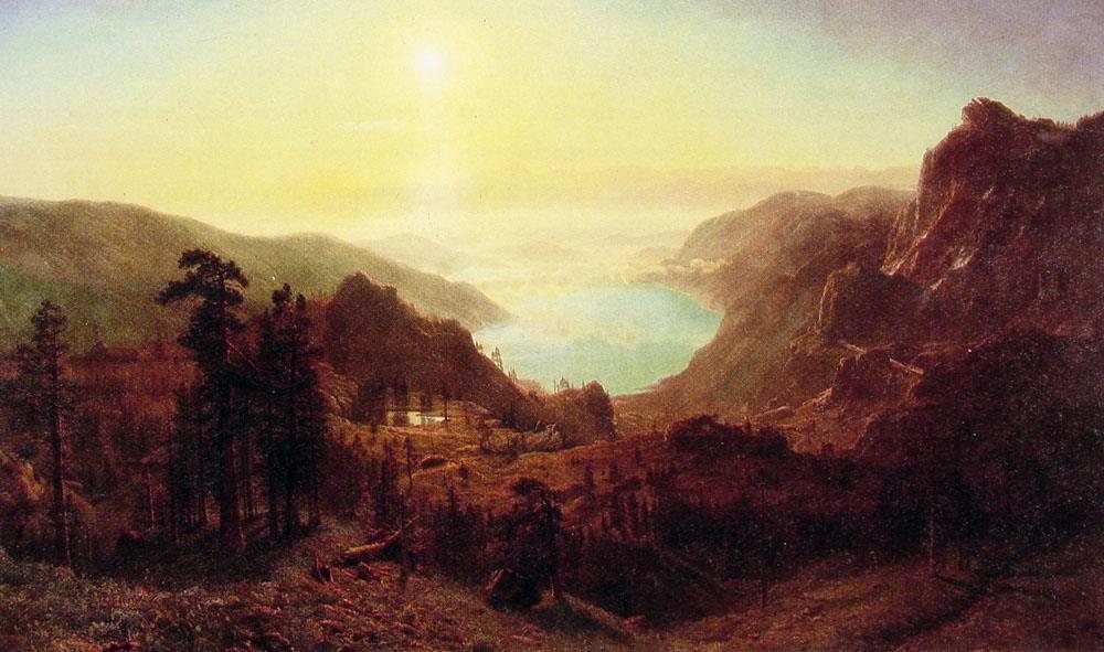 Donner Lake From the Summit 1873 (6 x 10 ft.