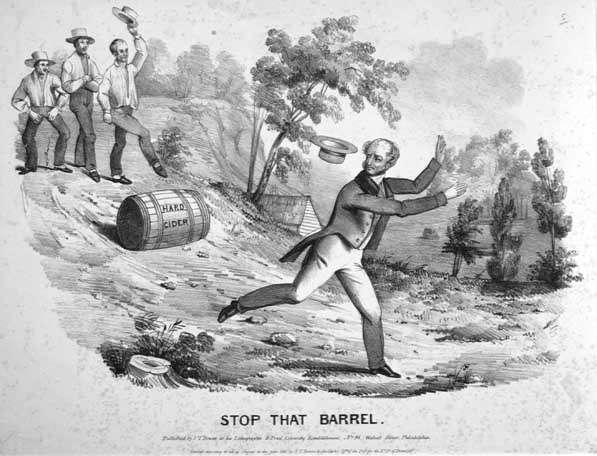 Stop That Barrel William Henry Harrison Campaign Song Tip and Ty (Words and Music by "A member of the Fifth Ward Club, published 1840) What has caus'd this great com-mo-tion, mo-tion, mot-ion our