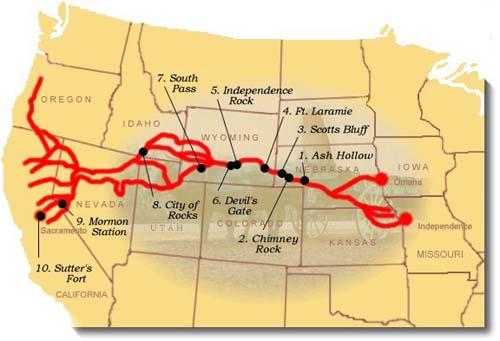 The California Trail 1845-1869 most