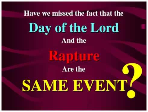 begins to address when this will happen - and it is blatantly obvious that what he has been talking about, HE calls "the day of the Lord.