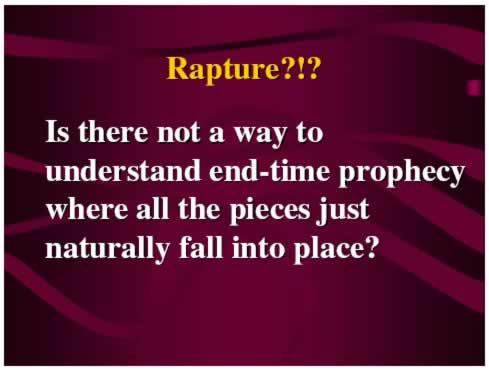 "YES!" But, to understand the rapture and the issues surrounding the