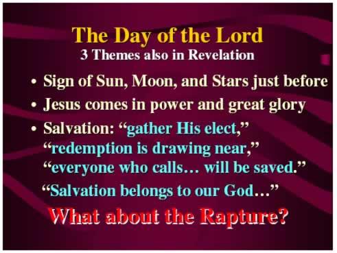 So, we see that the themes surrounding the Day of the Lord are throughout the Bible, but what does this have to do with the