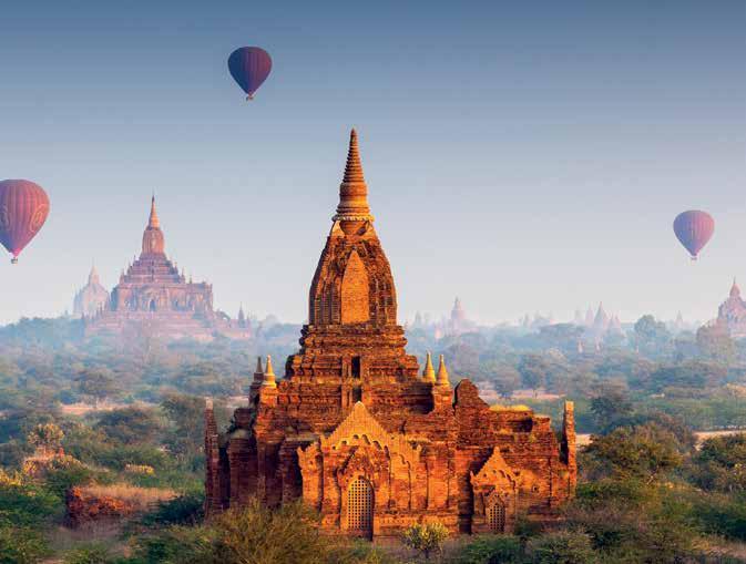 DAY ELEVEN bagan Enjoy an early breakfast on your final morning before check out at 9am. If you are departing on a later flight we will arrange for you to take a tour in Bagan.