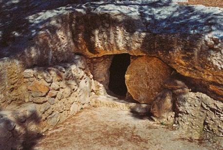 Today you can visit that empty tomb in Jerusalem and get a good idea of what the disciples saw.
