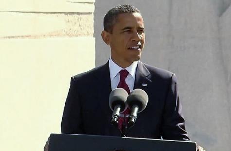 Barack Obama Address at the Martin Luther King Memorial Dedication Delivered 16 October 2011, The National Mall, Washington, D.C.