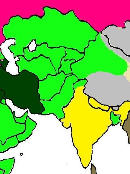 Islam in South and Central Asia Sunni Islam dominates Central Asia, NW China but weakened by Russification and official atheism of communist USSR.