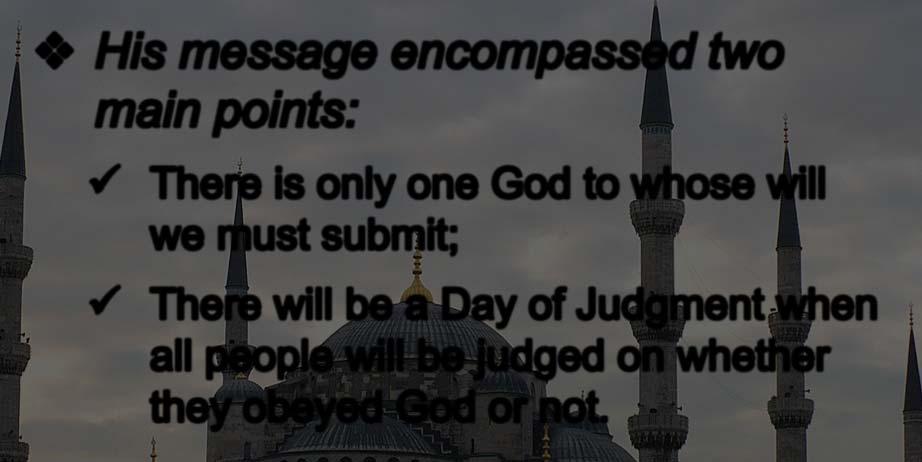 submit; There will be a Day of Judgment
