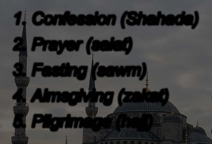 Fasting (sawm) 4.