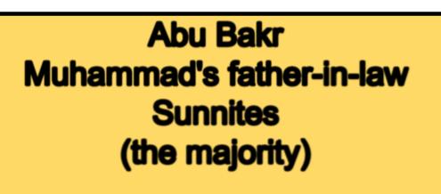 Abbasids (named after Muhammad's uncle) moved the