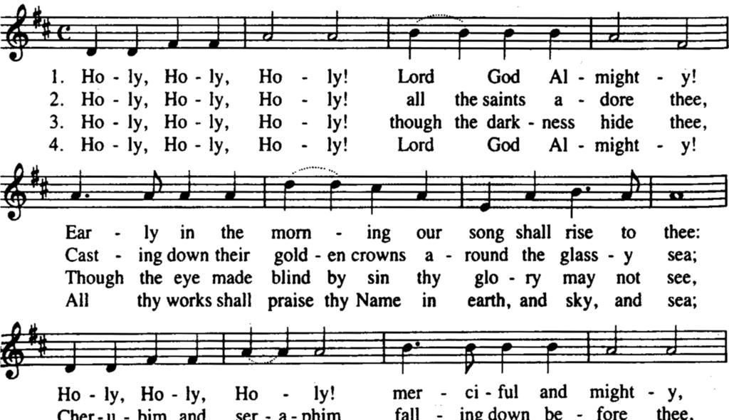 COMMUNION (11:00AM) THOU, O GOD, ART PRAISED IN SION MALCOLM BOYLE Thou, O God, art praised in Sion, and unto Thee shall the vow be performed in Jerusalem.