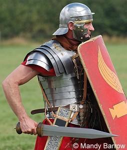 The Roman Republic: The Legion The sword or was short (2ft) and was used in a stabbing motion.