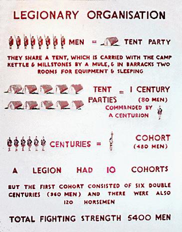 The Roman Republic: The Legion The Legion consisted of the first cohort of 800 men and nine other cohorts of 480 men.