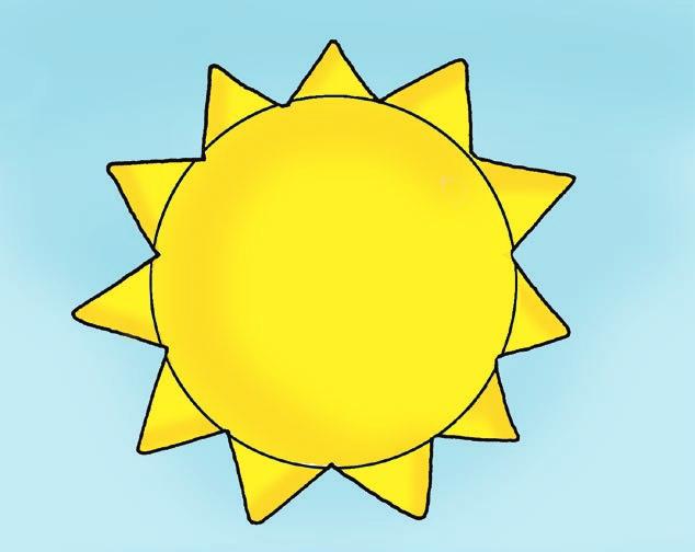 May 21, 2017 God Made Sun, Moon, and Stars Genesis 1:1-19 God made the sun, moon, and stars. Can you find the sun? The sun is yellow. Thank You, God, for making the sun.