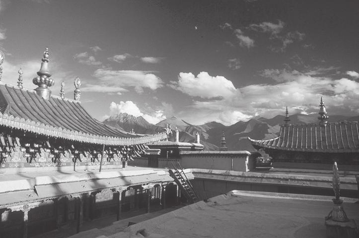Jokhang Temple in Lhasa, Tibet. Corel Stock Photo Library. each one of them.