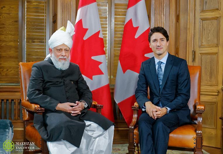 Huzoor continued by saying: I also enjoyed observing the Question Period in Parliament and one thing I noted was the calmness of Canada s Prime Minister.
