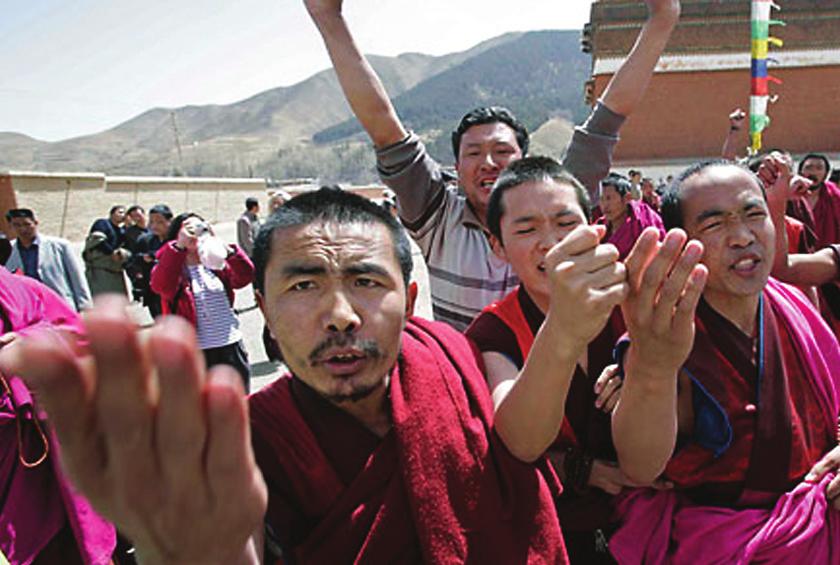 response of the Chinese authorities was to step up patriotic education campaigns throughout Tibet, especially in areas where demonstrations or dissent had occurred.