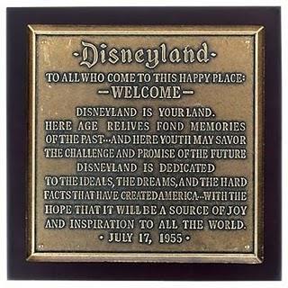 park. To all that come to this happy place, welcome. Disneyland is your land.