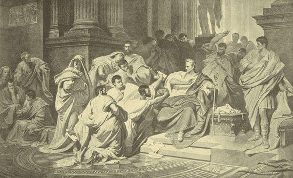 The Ides of March the day, March 15, 44 B.C.E., when Caesar was assassinated.