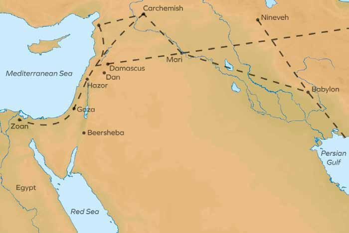 GEOGRAPHY OF THE OLD TESTAMENT Unit 7 Wars often occurred between the ancient empires of the Bible lands. The routes were also used by armies.