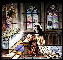 Saint Ursula, dedicated to teaching girls; Jane of Chantal and Francis of Sales began Visitation of Holy Mary, trained