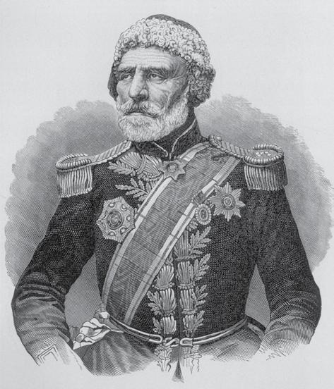 battles and diplomacy during the war 257 Illus. 12 Mushir Kerim Pasha (Baba Kerim), chief of staff of the Anatolian army, 1855. Vasiliy Timm, RHL, 1855.