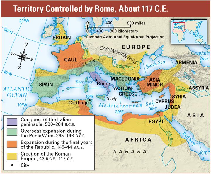 At its largest, Rome was a mighty empire that ruled over the entire Mediterranean, large parts of the Middle East, and most of Europe. But Rome s final expansion brought new problems.