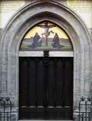 Image: Door of the Castle Church in Wittenberg. Photo by Torsten Schleese, via Wikimedia Commons.