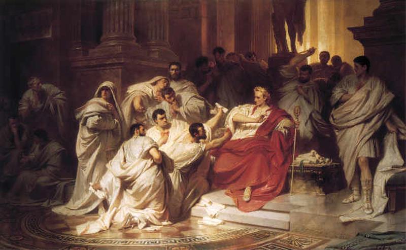 L e s s o n O n e H i s t o r y O v e r v i e w a n d A s s i g n m e n t s Death of a Republic The Murder of Caesar, by Karl von Piloty (1826-1886), 1865 Reading and Assignments Read the article: