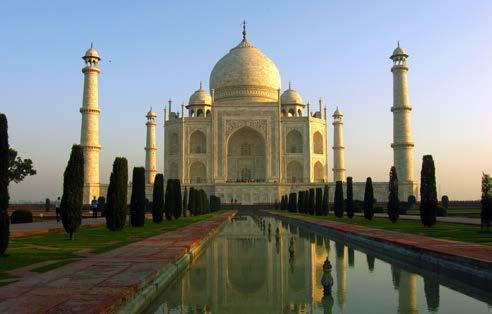 Day 5 We visit the Taj Mahal at sunrise one of the most amazing times of the day to witness this jewel of Muslim art in India and one of the world s most universally admired masterpieces.