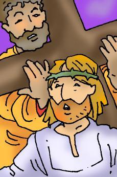 The Fifth Station Simon Helps Jesus Carry the Cross When do you need help from your family? From your friends? Everyone needs help sometimes. The friends of Jesus helped him his whole life long.