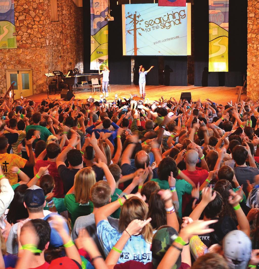 Every year, Camp and Conferences Ministries connects with more than 50,000 youth and young adults.