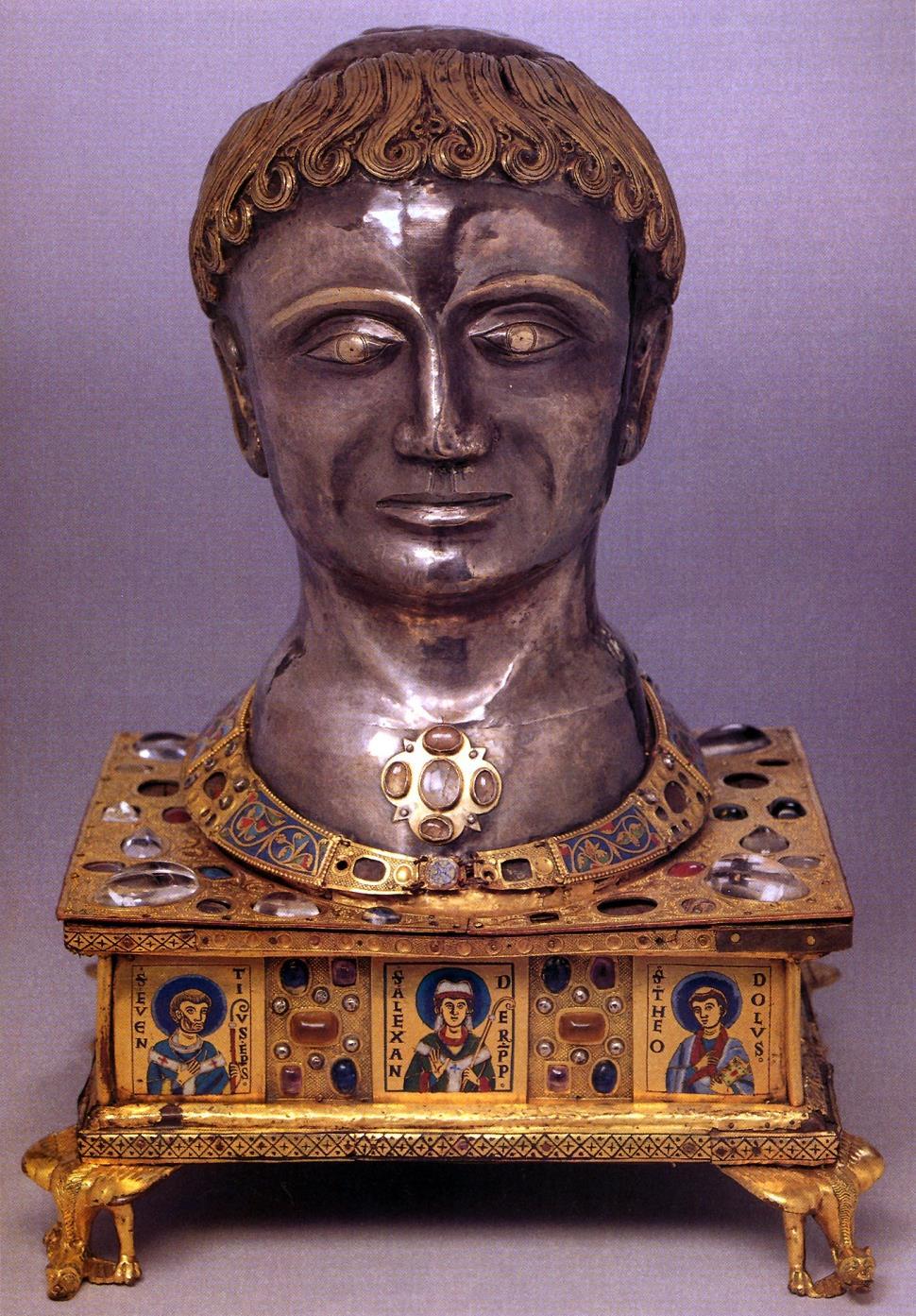 Head Reliquary of Saint Alexander from Stavelot Abbey, Belgium