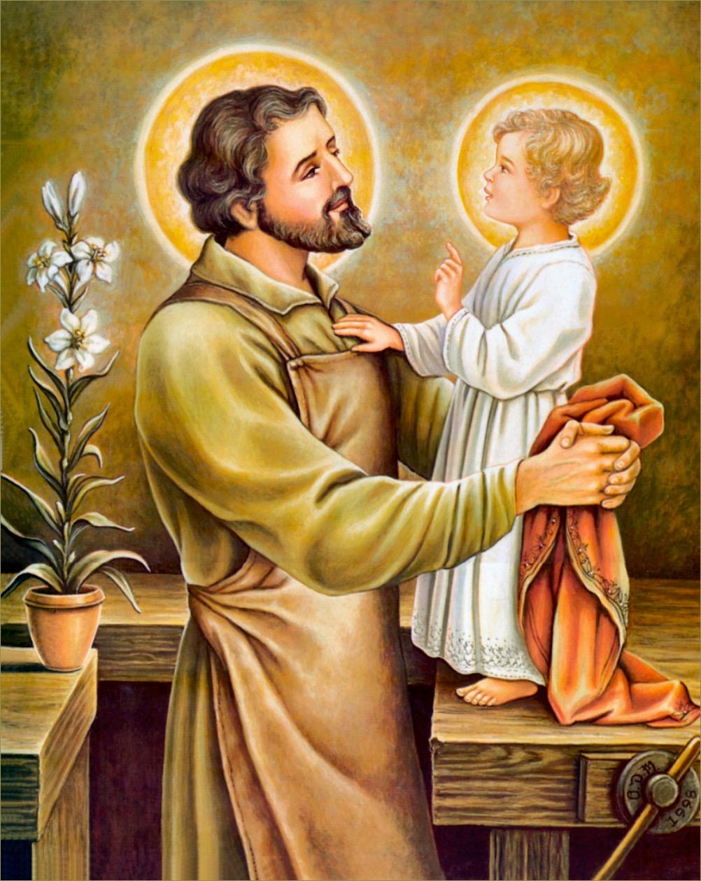 Prayer to St. Joseph Glorious Saint Joseph, foster-father and protector of Jesus Christ, to you I raise my heart and my hands to implore your powerful intercession.