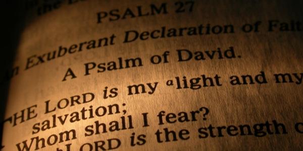 Psalms Take time to read the Bible in a prayerful way.