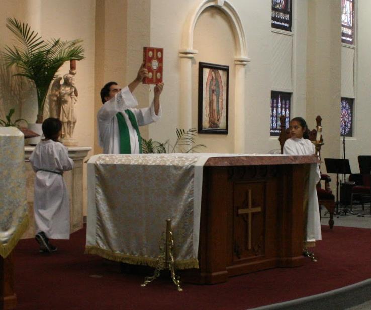 The Liturgy of the Word First Reading The word of the Lord. Thanks be to God. Psalm Second Reading The word of the Lord. Thanks be to God. When the Priest and/or Deacon stands, all Altar Servers must stand.