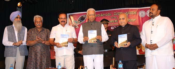 H.E. Sri. Vajubhai Rudabhai Vala, Governor of Karnataka launches a book Our Parliament authored by Justice Dr. M.