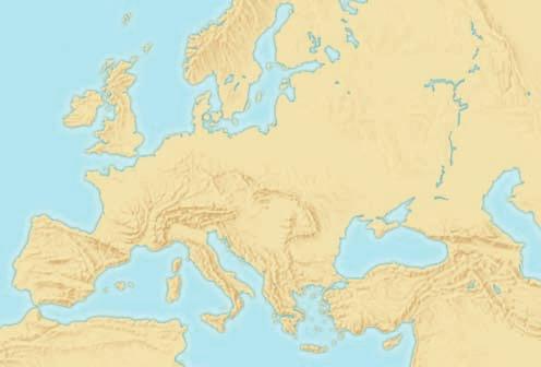 i c The Geography of Europe Geography influenced where medieval Europeans settled and what they did. Reading Focus If you wanted to go sledding or swimming, where would you go?