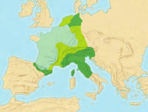 The Frankish Kingdom c. A.D.