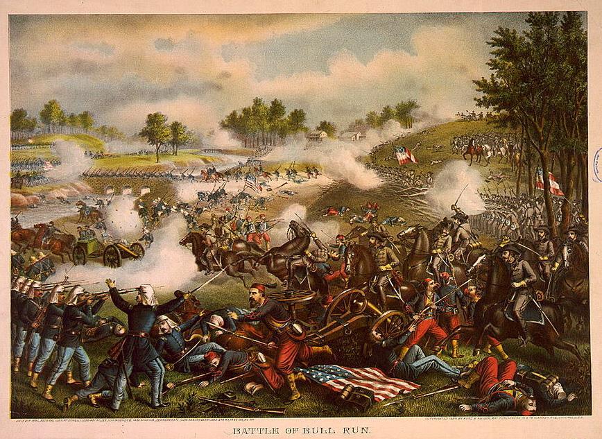 BATTLE OF BULL RUN - OUTCOME Manassas Creek, Virginia July 1861