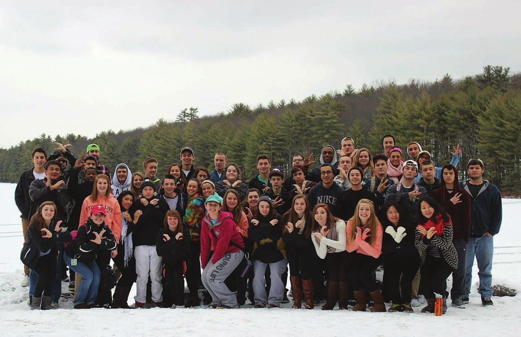 Over 50 Young Life students traveled to Lake