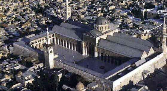 Great Mosque of Damascus: 709-715 Syria Islam s oldest congregational mosque Existing Hellenistic buildings were used in the plan Included a prayer hall, courtyard and rooms for visiting pilgrims