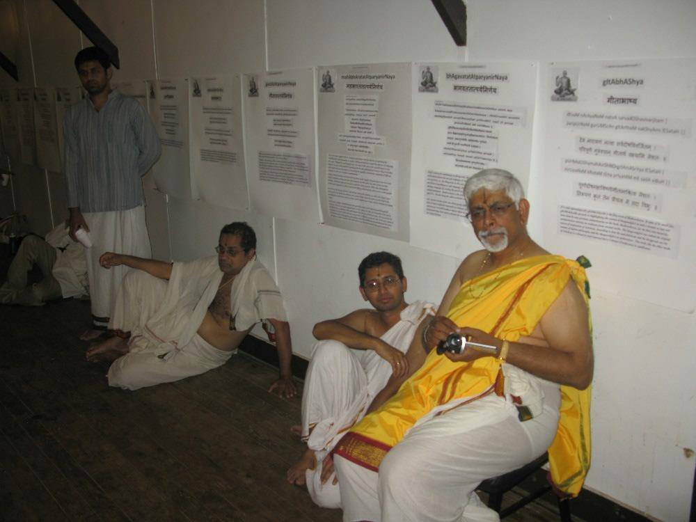 Then at about 12:30 PM Rajesh, Srikrishna and co., prepared phalahara for people who did not do complete upavasa.
